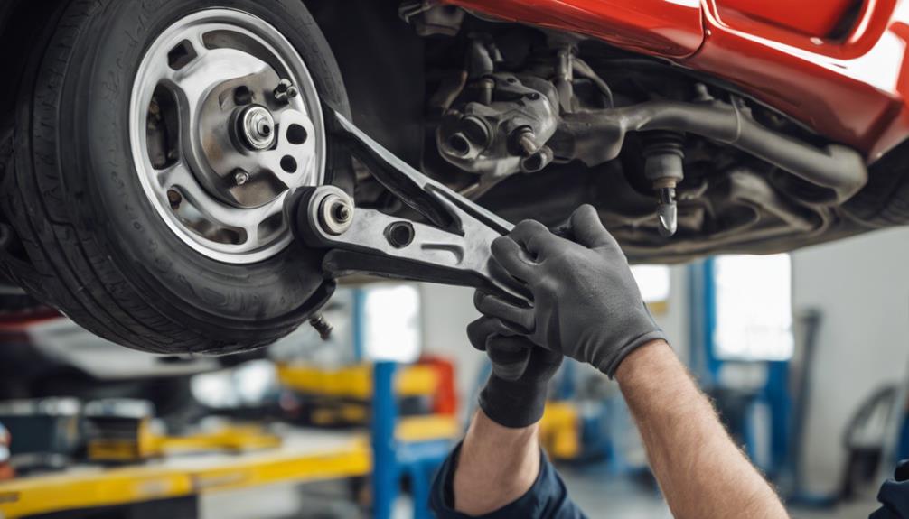 suspension component repair process